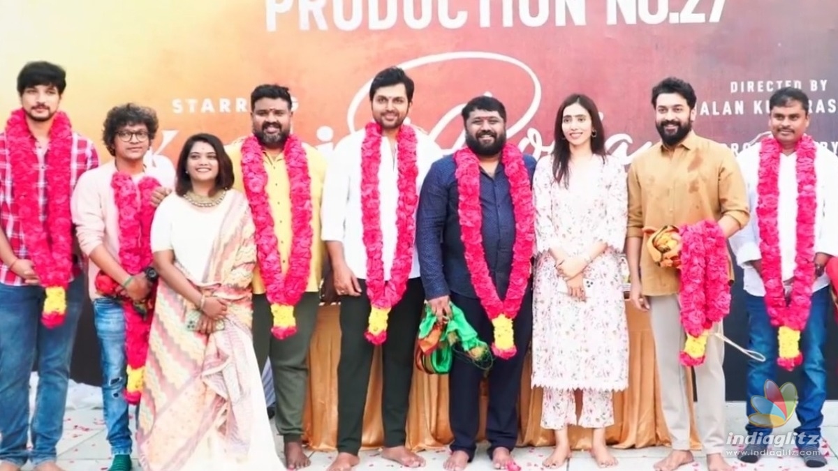 Karthiâs biggie with director Nalan Kumarasamy officially announced! - âKarthi 26â pooja video