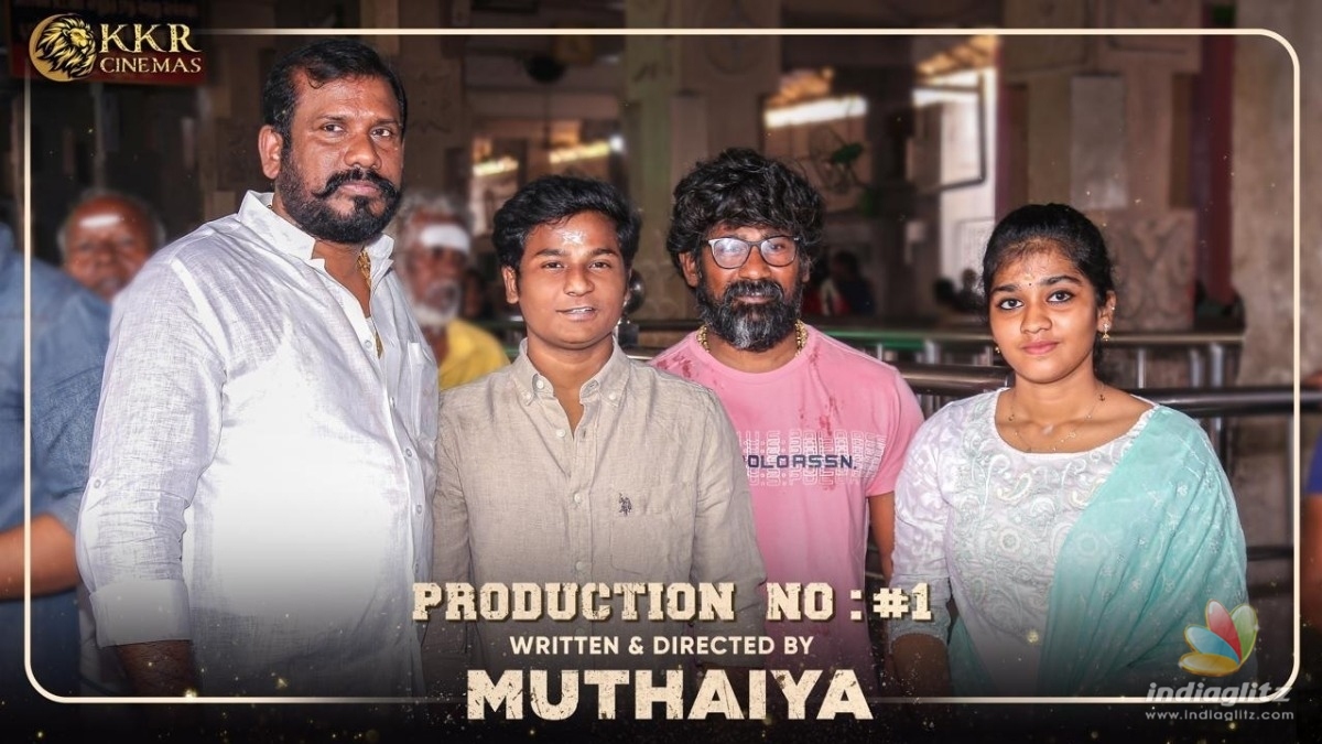 Director Muthaiya to introduce his son as a hero! - Paired with two heroines