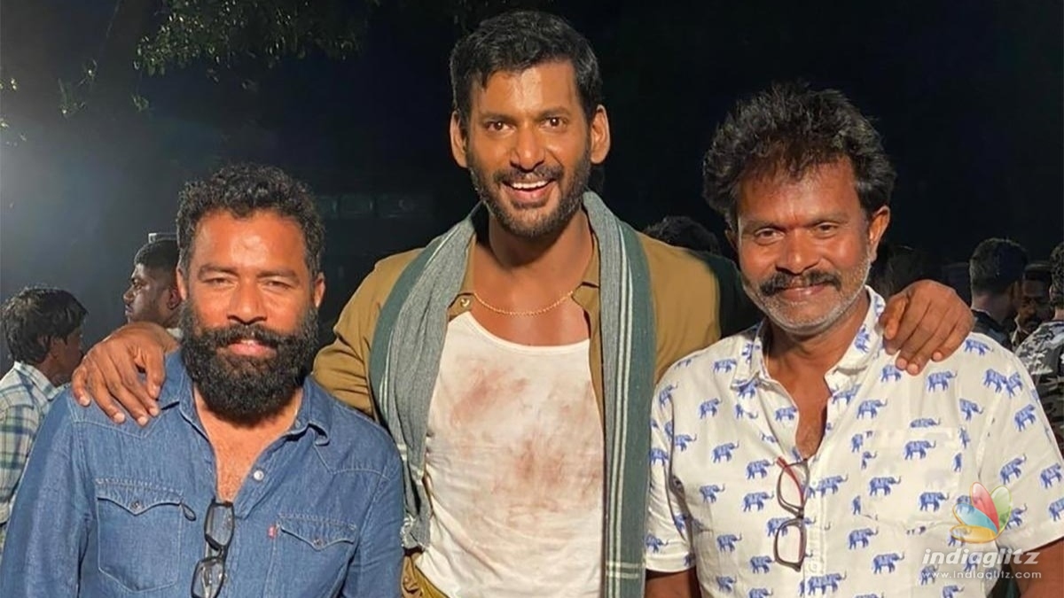 Vishal unveils the official release date of âRathnamâ with a new poster!