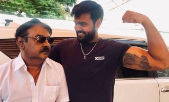 Captain Vijayakanth Share Update on Son Shanmuga Pandian New Movie Ilaiyaraaja Title First Look