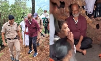 Stunning video of Superstar Rajinikanth trekking to Babaji cave goes viral