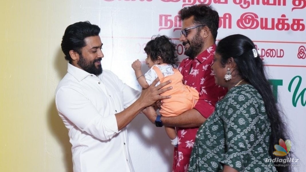 Suriya gives a surprise treat to his fans for their relief work during the flood time! - Pics viral