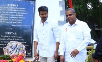 TVK Leader Thalapathy Vijay Pays Tribute to Periyar Birthday Latest Photos Viral