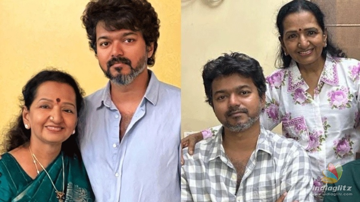 Thalapathy Vijay builds a temple for his mother Shoba! His friend Raghava Lawrence visits!