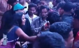 VJ Aishwarya thrashes an unknown person at the 'Captain Miller' event - What happened?