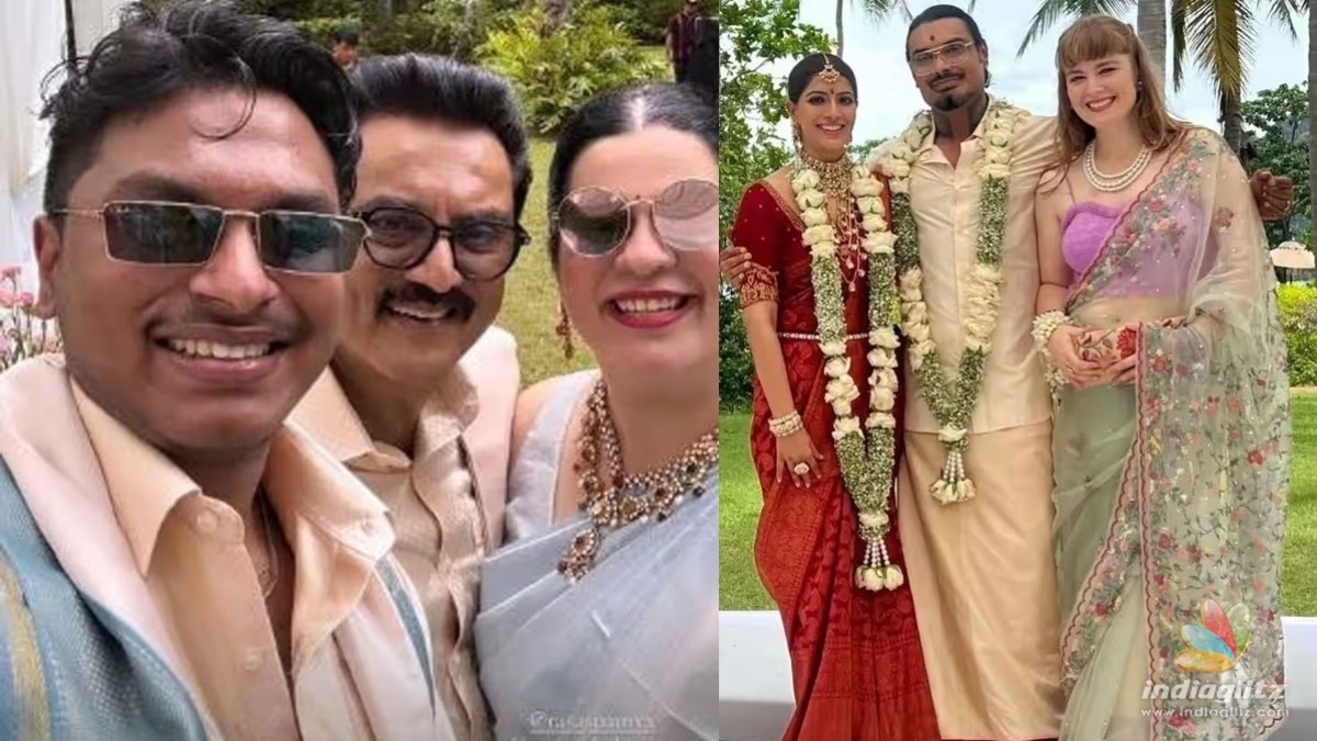 Varalaxmi and Nicholais wedding photos debuts on the internet after a long wait! Check out the couples costumes!