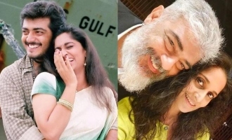 Ajith and Shalini give couple goals to fans with latest unseen romantic pic