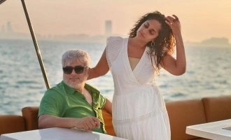 Ajith Kumar and Shalini are lost in love in middle of the ocean in these latest clicks!