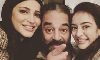 Shruti Haasan shares unseen pic with Kamal on her lil sissy's b'day