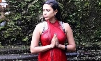 Amala Paul takes Mahashivratri holy bath in foreign country with a special prayer