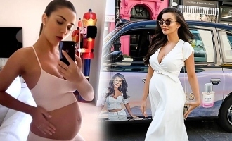 SO CUTE! Amy Jackson shows her unborn baby to fans via video