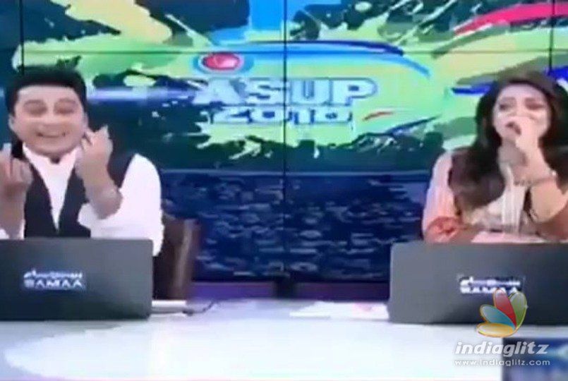 Pakistan anchor shows middle finger live on TV, video here