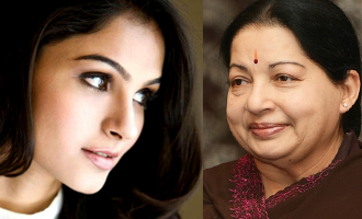 Andrea shares her adolescent moment with Jayalalitha