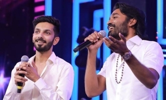 Anirudh's onstage confession about Dhanush!