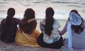 Thalapathy film actress enjoys a day out with her girl gang - Viral video