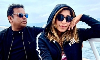 AR Rahman teaches daughter Raheema to pose - Fans call them "coolest"
