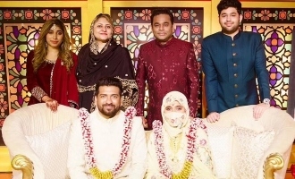 AR Rahman shares a sweet video from daughter Khatija’s wedding reception; Watch here