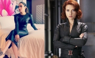 "Black Widow Fans... Assemble!!" says actress Tammana in her style!