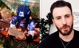 Chris Evans to send Captain America shield to kid who saved sister from dog!