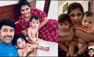 Shocking ! Chinmayi's twin children involved in accident caused by drunk auto driver