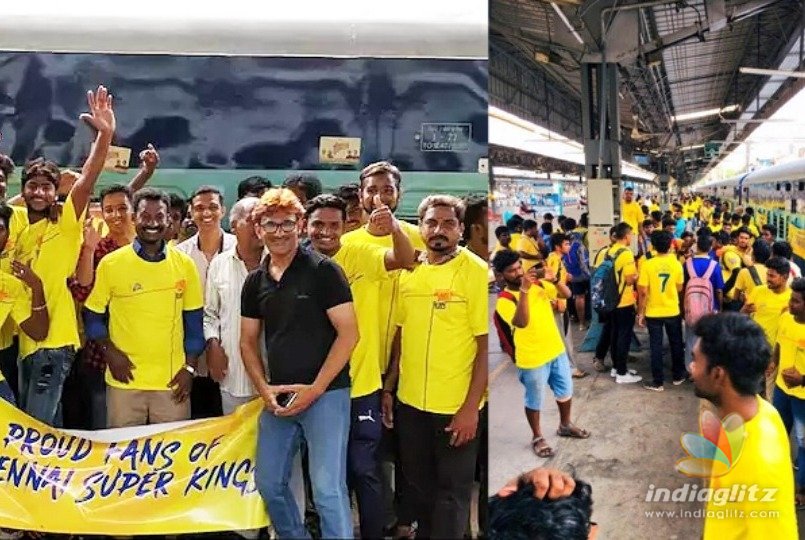 CSK team management arranges special CSK train to Pune