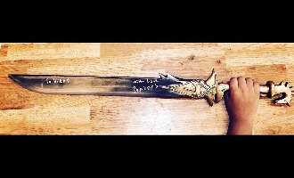 Saaho Prabhas gifts Baahubali sword to Vikram Prabhu son Virat 