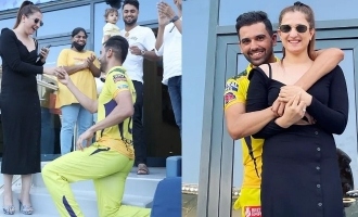 CSK's Deepak Chahar proposes to girlfriend after IPL match; Video goes viral