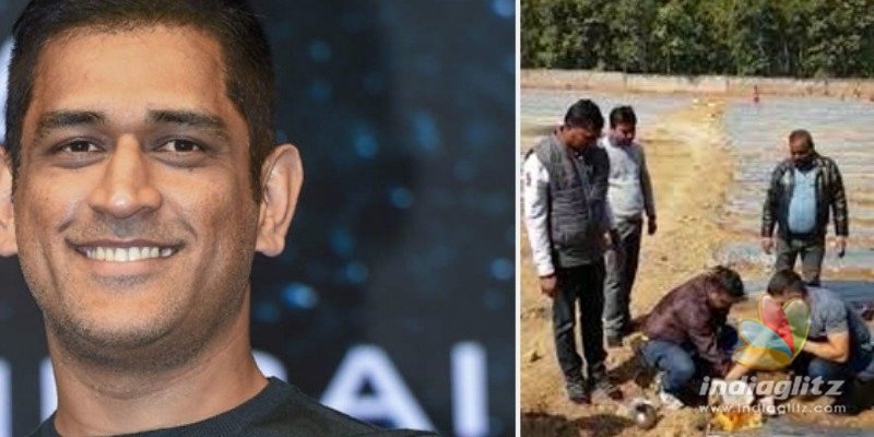 M.S. Dhoni turns farmer video goes viral