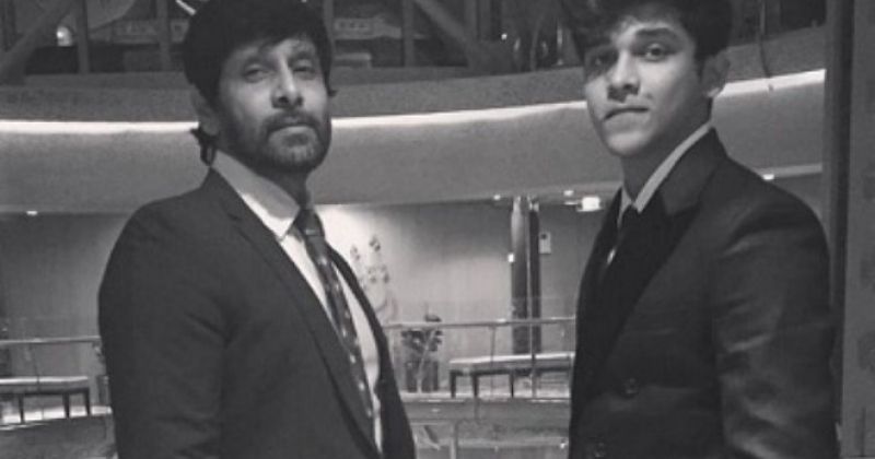 Vikram's son Dhruv involved in a car accident