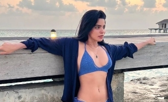 Divya Bharathi takes the internet by storm in a purple swimsuit!