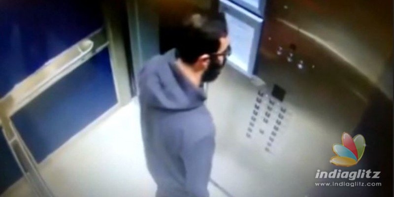 Coronavirus spreader? - Shocking video of man spiting on apartment lift buttons
