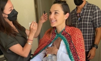 Actress Gal Gadot pumps milk for daughter Daniella shooting spot Wonder Woman Red Notice