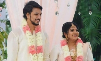 Gautham Karthik ties the knot with Manjima in an intimate ceremony! Dreamy first picture out