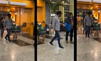 Thalapathy Vijay Takes Off to USA for 'GOAT' Shoot - Airport Sighting Sparks Social Media Frenzy!