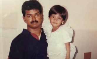 Do you know this little girl with Thalapathy Vijay is a heroine now