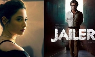 Tamannah drops exciting update on Superstar Rajinikanth's 'Jailer' with a BTS photo!