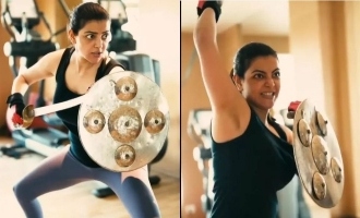 Kajal Aggarwal undergoes rigorous martial arts training for 'Indian 2' - Viral Video