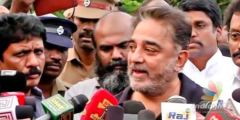 Government turning students into refugees - Kamal Haasan at Madras University protest