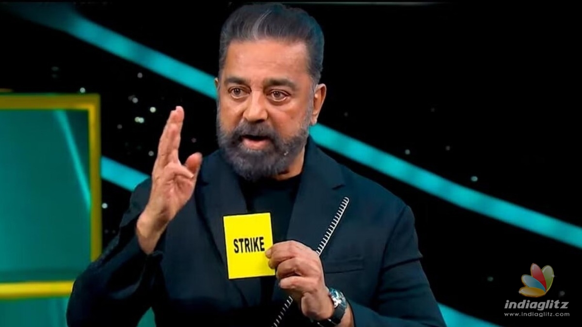 Kamal Haasan issues strike warning to Bigg Boss Tamil 7 contestant for the first time