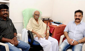 Kamal Haasan meets a Sahithya Academy Awardee