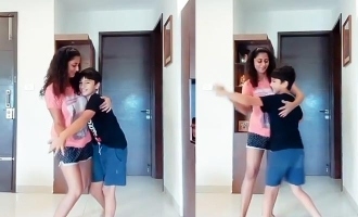 Ajith heroine does this to make son happy - cute video turns viral!