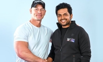 Karthi floored by WWE and Hollywood Superstar John Cena