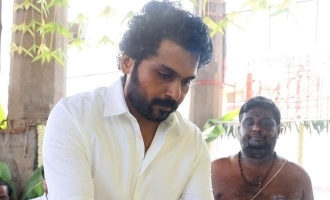 Karthi commences his next film with a muhurat puja! Movie crew and shooting details revealed