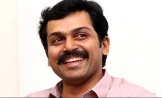 Karthi reveals his son's name writing a loving message to him