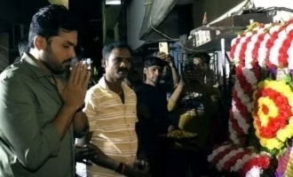 Karthi pays last respects to his young fan who passed away suddenly