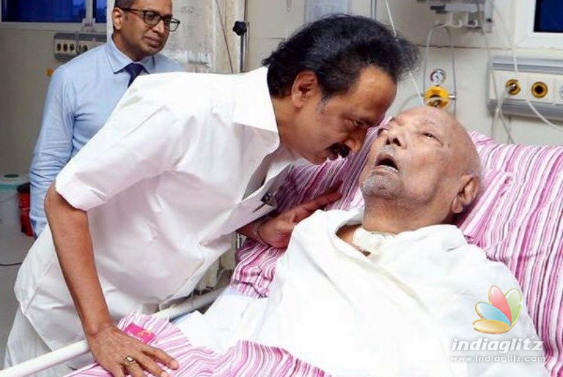 Karunanidhi gets back to wheelchair in Kaveri Hospital