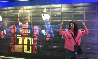 Keerthy Suresh's tribute to GOAT Lionel Messi