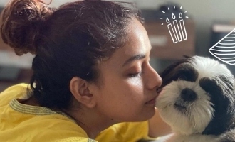 Keerthy Suresh vibes to Vishal movie song with her pet - video goes viral