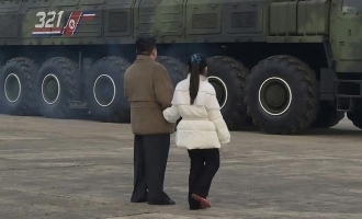 north korean leader kim jong un 9 year old daughter makes first public appearance missile launch site