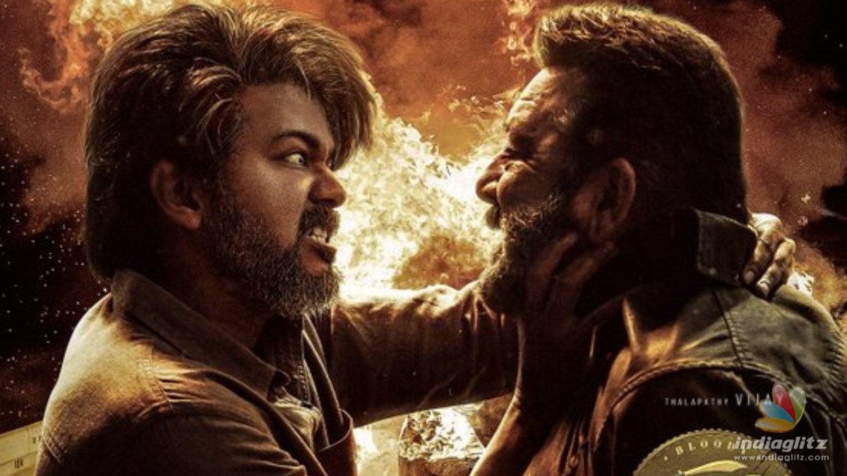 Thalapathy Vijay and Sanjay Dutt clash in electrifying new Leo Hindi poster